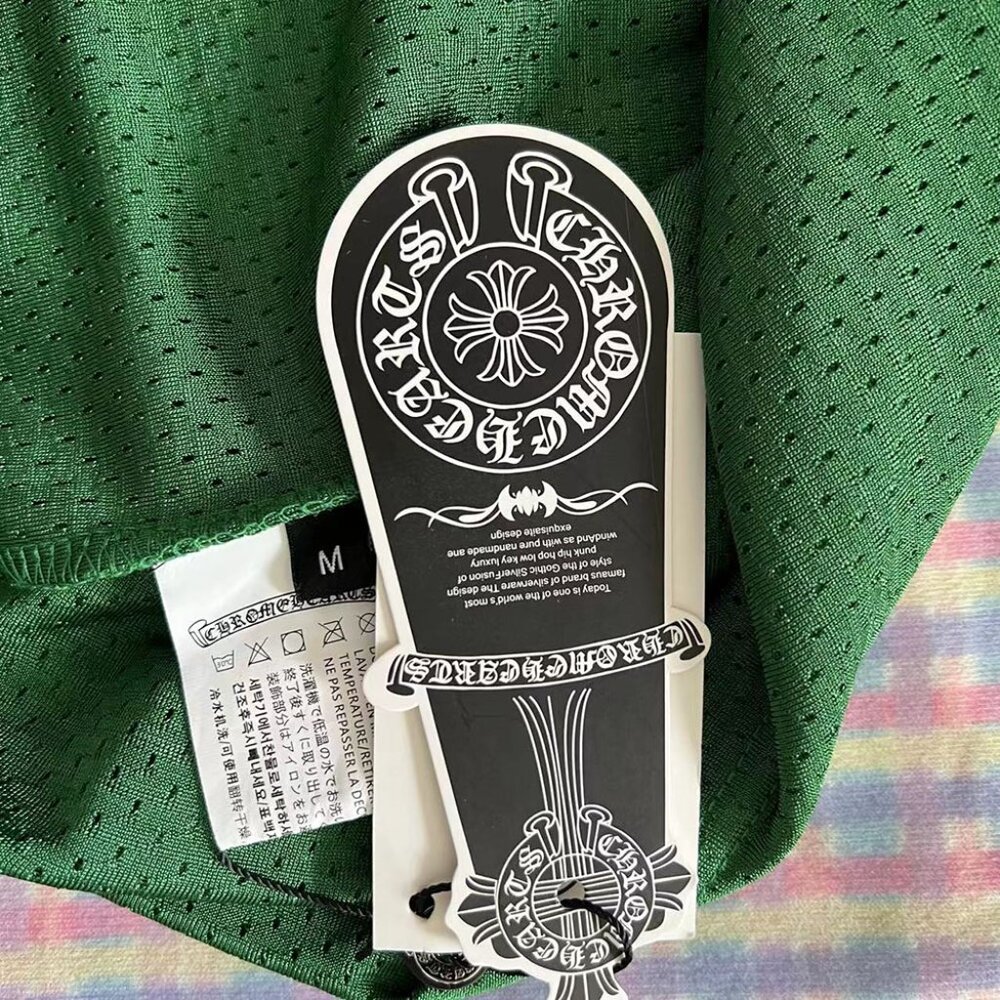 Chrome Hearts Mesh Jersey Green Short Sleeve L - Picture 5 of 6